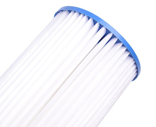 Removes the large stuff - Big Blue 10 Micron Pleated Sediment Filter (10"x4.5")