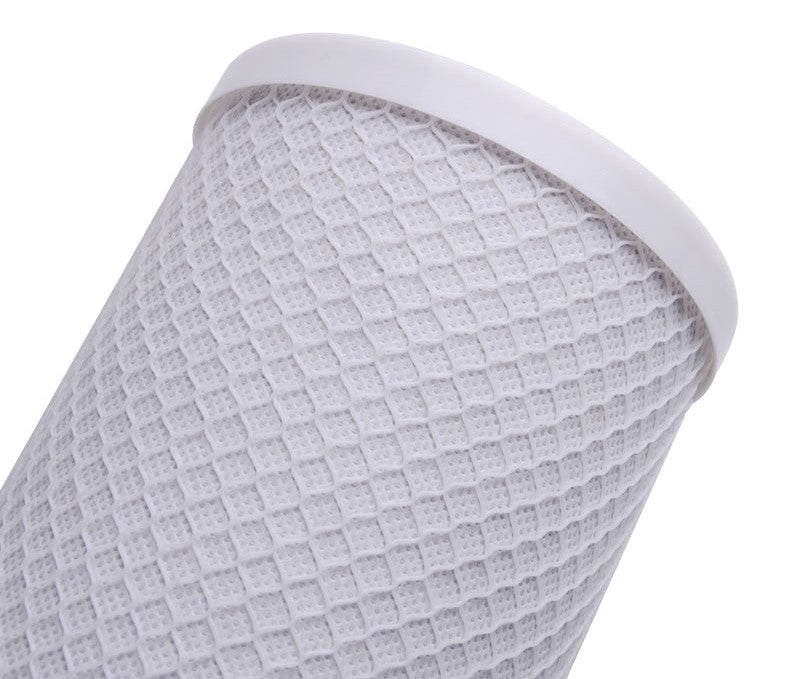 Removes the really small stuff + odour & colour - Activated Carbon Block 1 Micron Filter (10"x4.5")